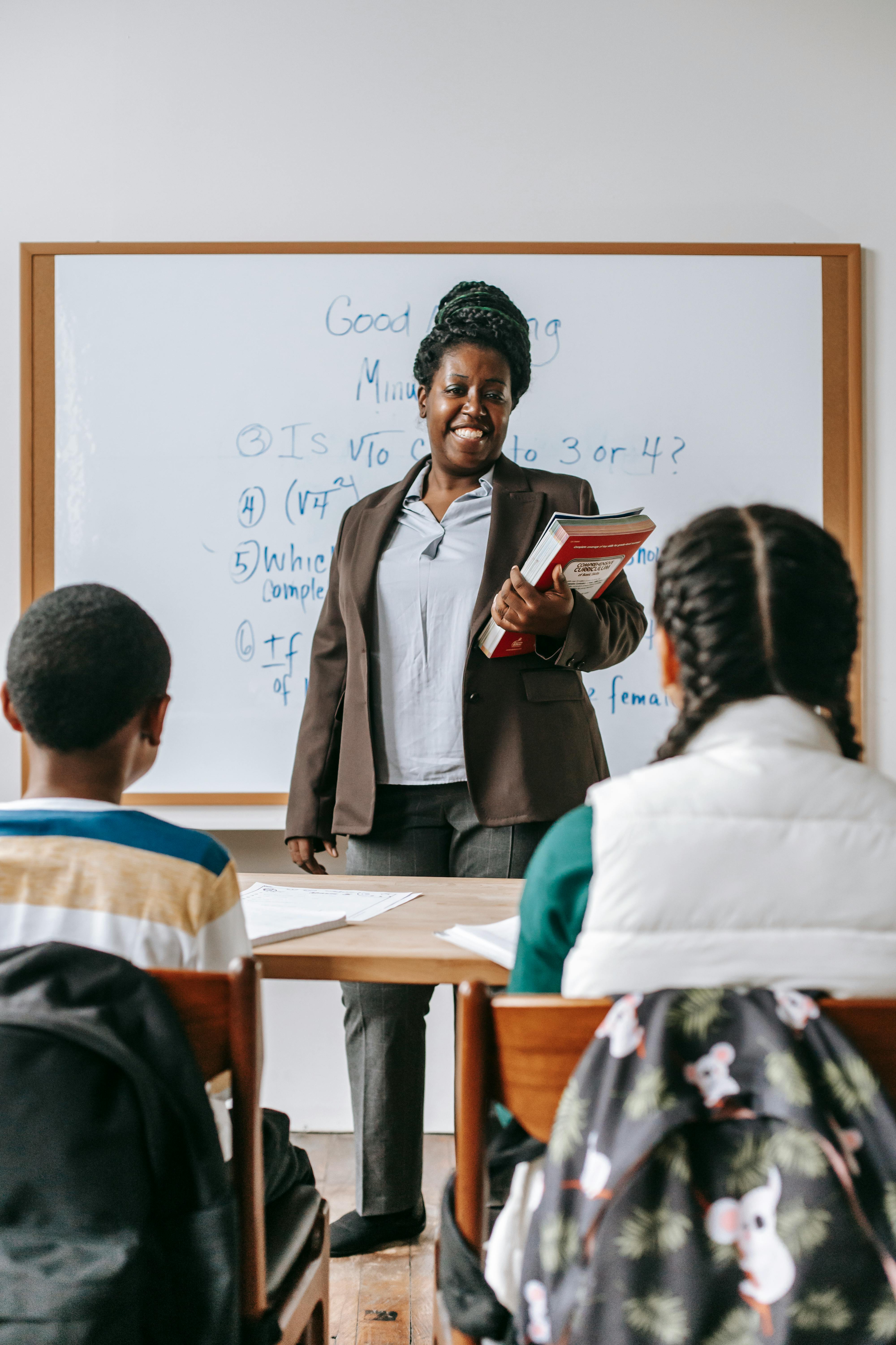 Philadelphia teachers and students in a classroom
